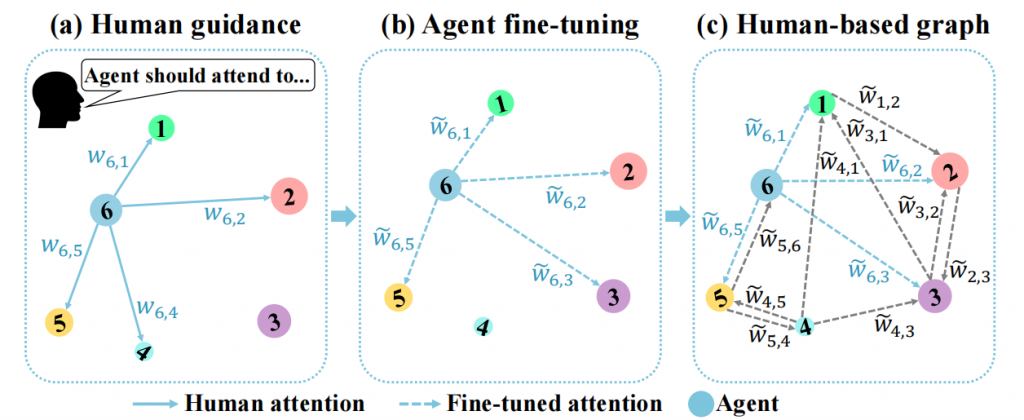 Reinforcement Learning with Fuzzy Human Attention-GuidedGraph for Heterogeneous Multiagent Systems插图 Reinforcement Learning with Fuzzy Human Attention-GuidedGraph for Heterogeneous Multiagent Systems插图